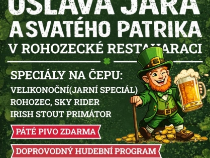 Oslava jara a sv. Patrika v Rohozecké restauraci